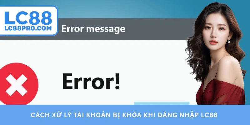 Cách xử lý tài khoản bị khóa khi đăng nhập LC88 