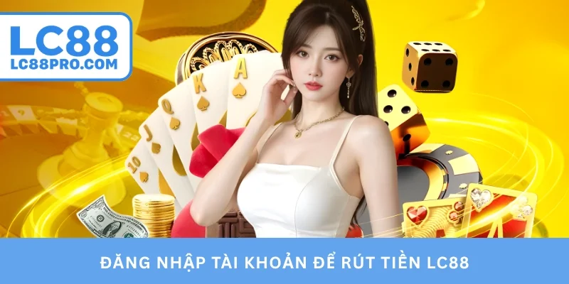 Đăng nhập tài khoản để rút tiền LC88