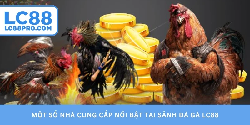 Một số nhà cung cấp nổi bật tại sảnh đá gà LC88